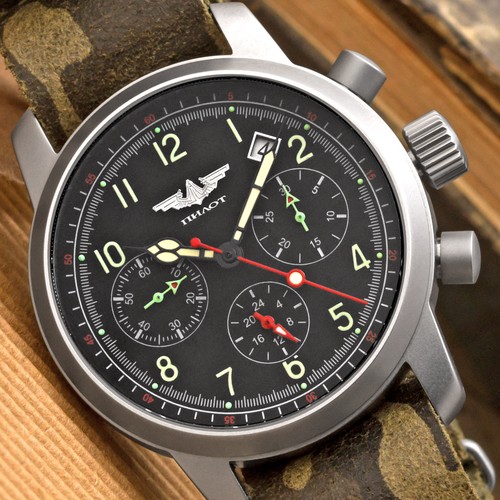 Herrenuhr pilot chronograph - pilot,